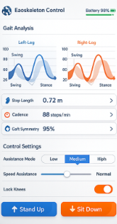Exoskeleton Control App